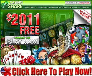 Casino Share : $2025 Free No Deposit Bonus